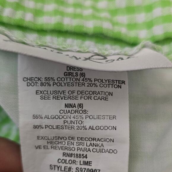 Emily Rose Seersucker Rainbow Tier Dress Ocean Scene Bows Girls Dress 6 - Picture 7 of 7